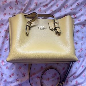 Yellow Coach Crossbody Bag